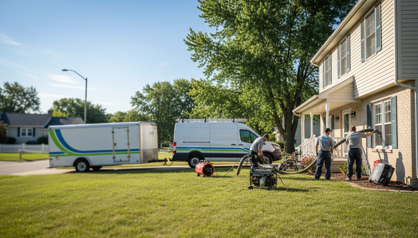 Flooded Basement Restoration And Cleanup With Repair in Dundas, IL near me
